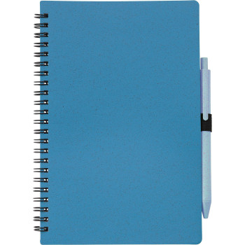Notebook in fibra di grano con penna Massimo
