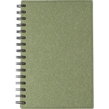 Notebook wire-o con copertina rigida in cartone riciclato Caleb