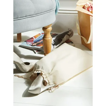 Organic Cotton Draw Cord Bag