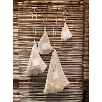 Organic Cotton Mesh Sacks 