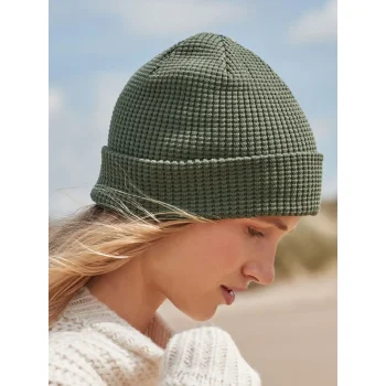 Organic Cotton Waffle Beanie