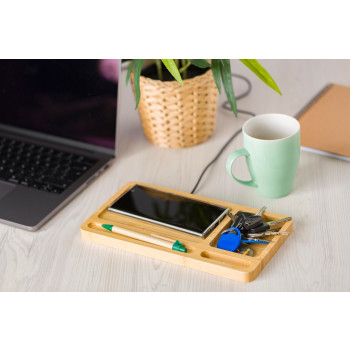 Organizer da scrivania in bamboo Faye