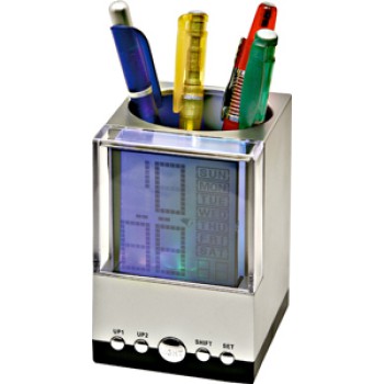 Orologio da tavolo e portapenne