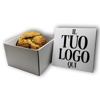 PANETTONE CON BOX PERSONALIZZATO