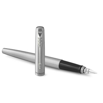 Parker, penna a sfera Jotter Core in acciaio inossidabile con cappuccio