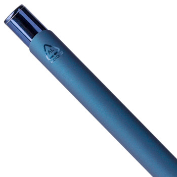 Penna a sfera alluminio riciclato con rivestimento gommato Anisa