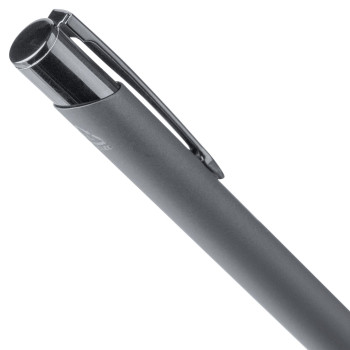Penna a sfera alluminio riciclato con rivestimento gommato Anisa