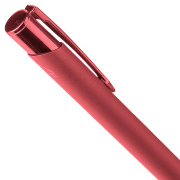 Penna a sfera alluminio riciclato con rivestimento gommato Anisa