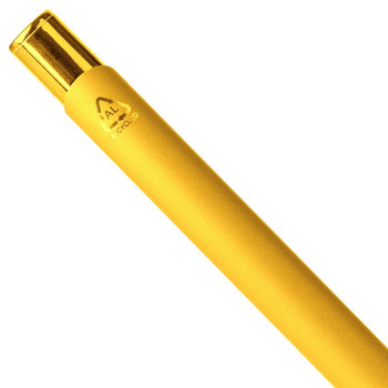 Penna a sfera alluminio riciclato con rivestimento gommato Anisa