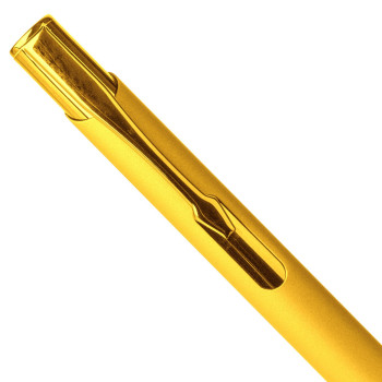 Penna a sfera alluminio riciclato con rivestimento gommato Anisa