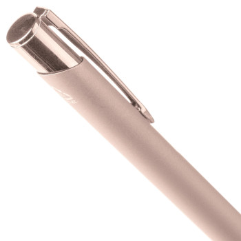 Penna a sfera alluminio riciclato con rivestimento gommato Anisa