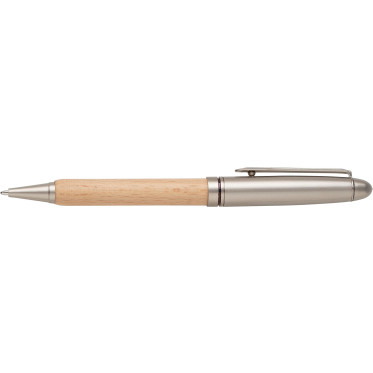 Penna a sfera in legno di faggio Tobias