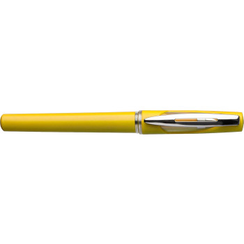 Penna roller in ABS con refill gel nero Karin