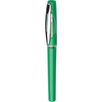 Penna roller in ABS con refill gel nero Karin