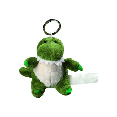Plush crocodile with keychain