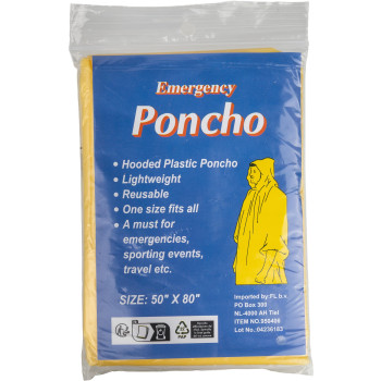 Poncho d'emergenza in PE Pablo