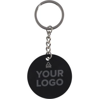 Portachiavi a forma pallone da calcio in acciaio inox riciclato Ciro