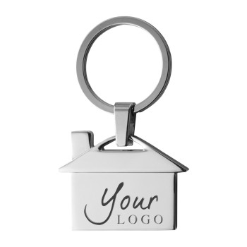 Portachiavi casa, in metallo Mika