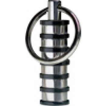 Portachiavi  "CERRUTI 1881" con anello in metallo e particolari neri. Dotato di certificato di autenticitÃ¢âÅÃÂ¡. Confezione regalo "CERRUTI 1881" in cartoncino nero.