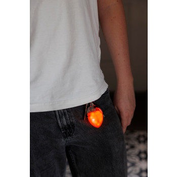 Portachiavi con luce Gleamo | Forma a cuore