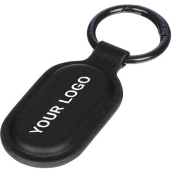 Portachiavi con tag per il tracciamento in PU riciclato Halo