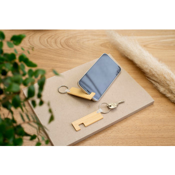 Portachiavi in bambù con funzione di portacellulare Orlando