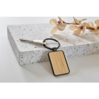 Portachiavi in metallo a forma rettangolare Brigitte