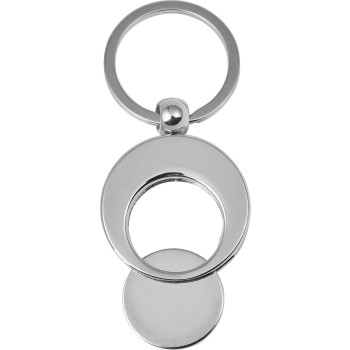 Portachiavi in metallo con gettone Christie