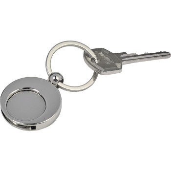 Portachiavi in metallo con gettone Christie