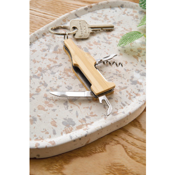 Portachiavi multitools bambù Inaya