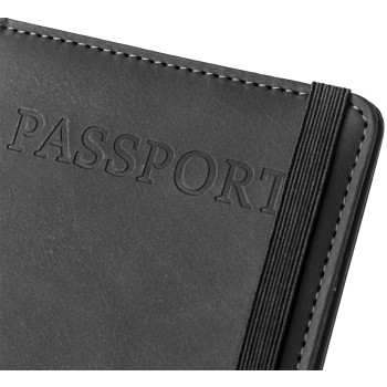Portapassaporto e etichetta per bagagli in PU riciclato Zani