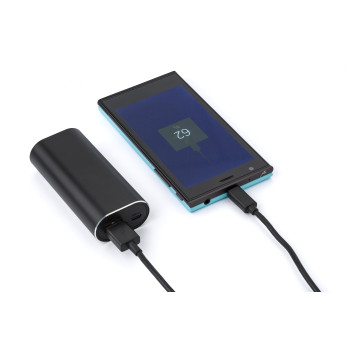 Power bank con auricolari wireless, in alluminio Letitia