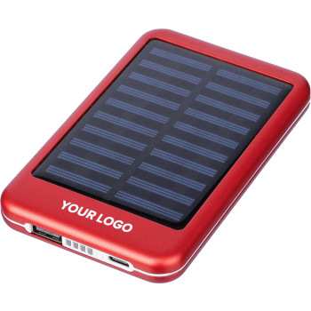 Power bank solare in alluminio Tycho