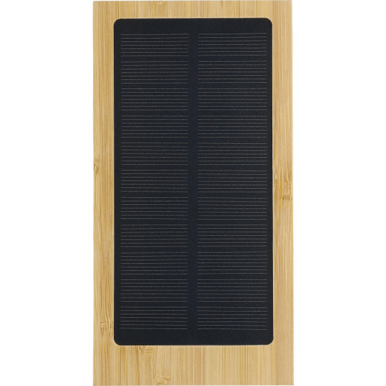 Power bank solare in bambù Elz