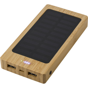 Power Bank solare in bambù Joan