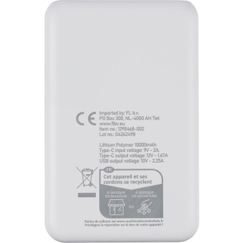 Powerbank in ABS riciclato Rayen