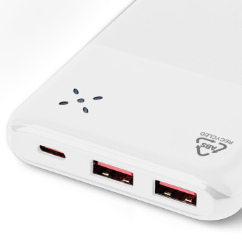 Powerbank in ABS riciclato Tavi