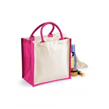 PRINTER'S MIDI JUTE BAG 100%J