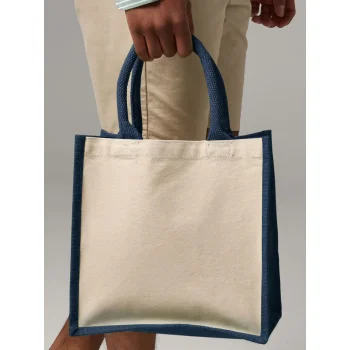 Printers Midi Jute Tote