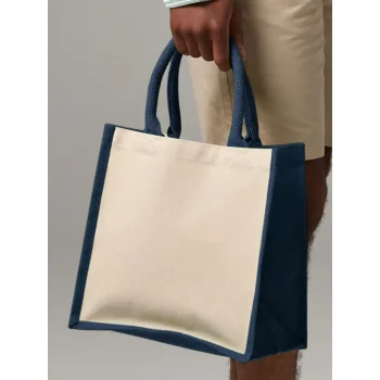 Printers Midi Jute Tote
