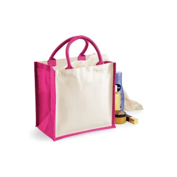Printers Midi Jute Tote