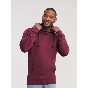 Pure Organic High Collar Hooded Sweat