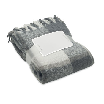 QUET - Coperta in mohair a scacchi