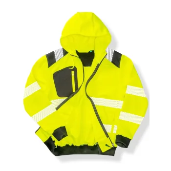 Recycled Robust Zipped Safety Hoody