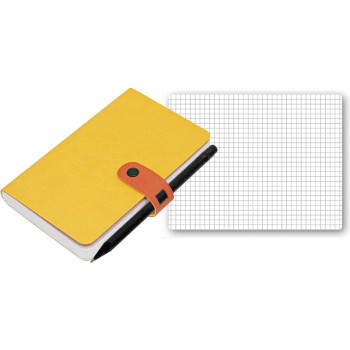 Reflexa blocco a quadretti con passante portapenne