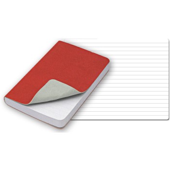 REFLEXA blocco f.to 9x14, a righe, 224 pg. in vivella bicolore. Astuccio di confezione.