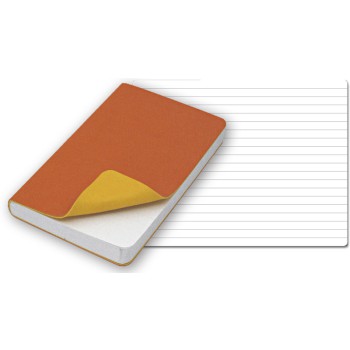 REFLEXA blocco f.to 9x14, a righe, 224 pg. in vivella bicolore. Astuccio di confezione.