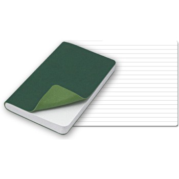 REFLEXA blocco f.to 9x14, a righe, 224 pg. in vivella bicolore. Astuccio di confezione.