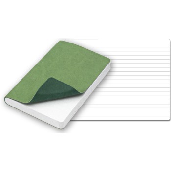 REFLEXA blocco f.to 9x14, a righe, 224 pg. in vivella bicolore. Astuccio di confezione.