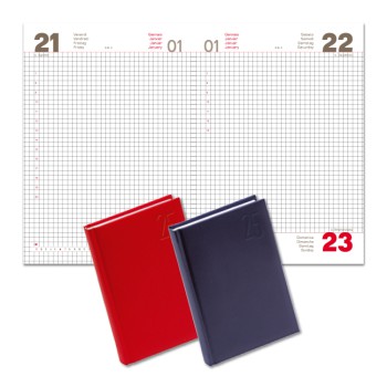 SAILOR- Agenda giornaliera 17X24 a quadretti